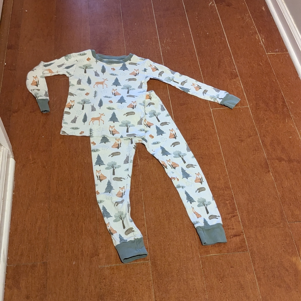 Little Planet-Kids Forest Print Pajamas